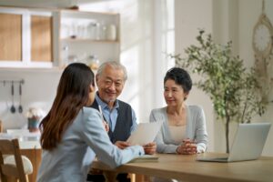 woman doing direct sales